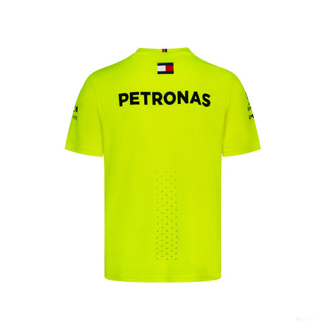 Tričko Mercedes, Team Set Up, žluté, 2022