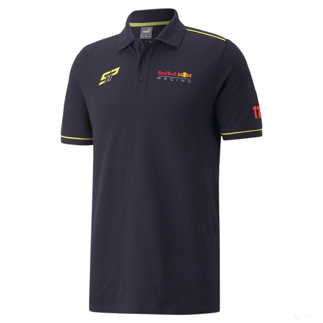 Red Bull Polo, Logo Sergio Perez Checo SP, modré, 2022 - FansBRANDS®