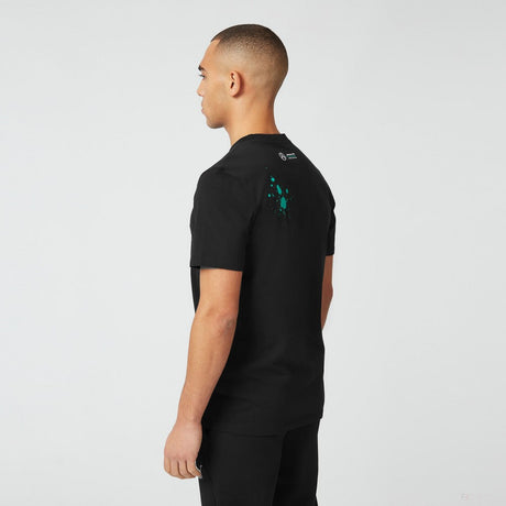 Tričko Mercedes George Russell, GEORGE #63, černé, 2022 - FansBRANDS®