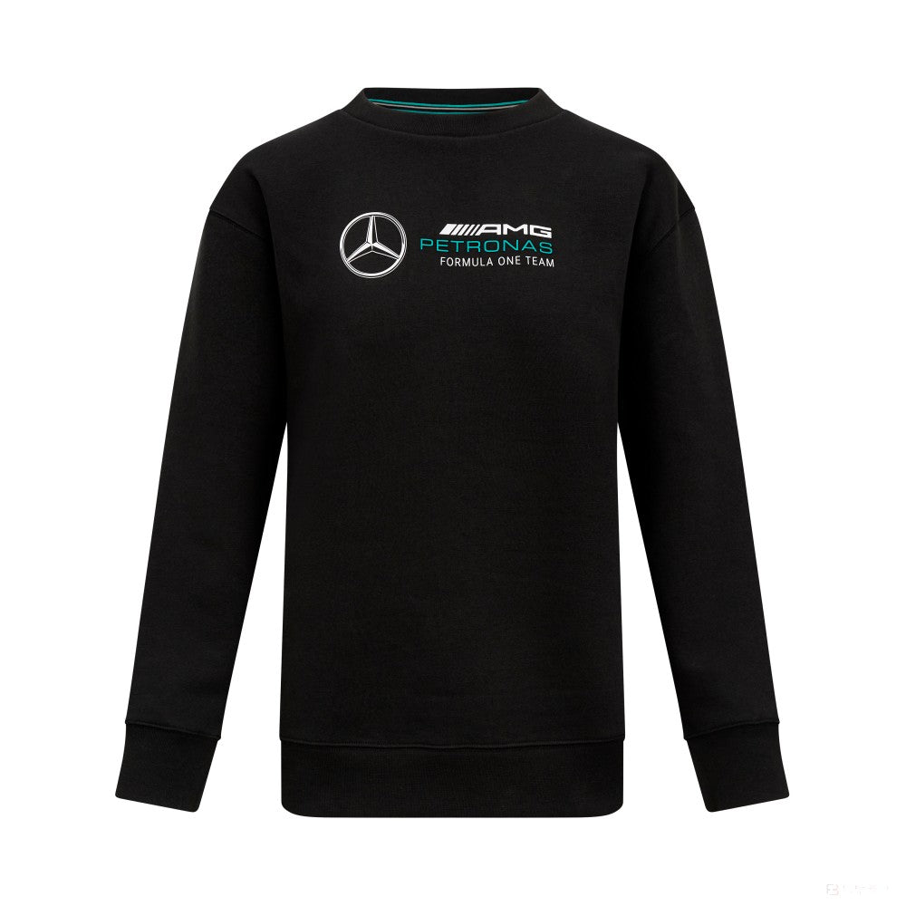 Dámské tričko Mercedes s dlouhými rukávy, černé - FansBRANDS®