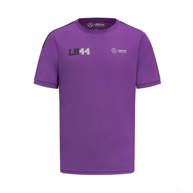 Sportovní tričko Mercedes Lewis Hamilton, fialové - FansBRANDS®