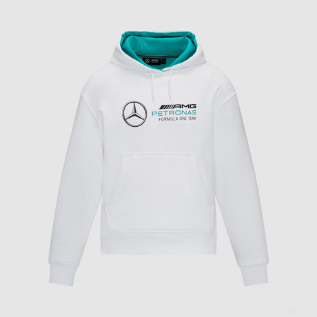 Mercedes, Dámská mikina s kapucí nadměrné velikosti, Bílá - FansBRANDS®