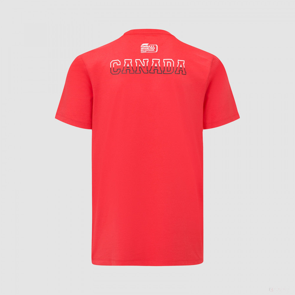 F1 Fanwear Canada GP, T-shirt, Red, 2022, - FansBRANDS®