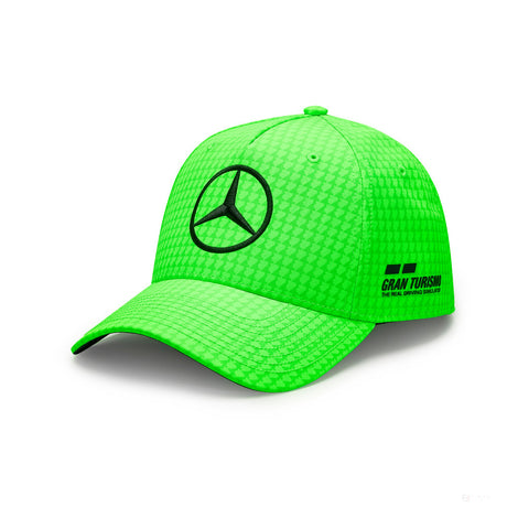 Mercedes Team Lewis Hamilton Col Driver baseballová čepice Neon green, 2023