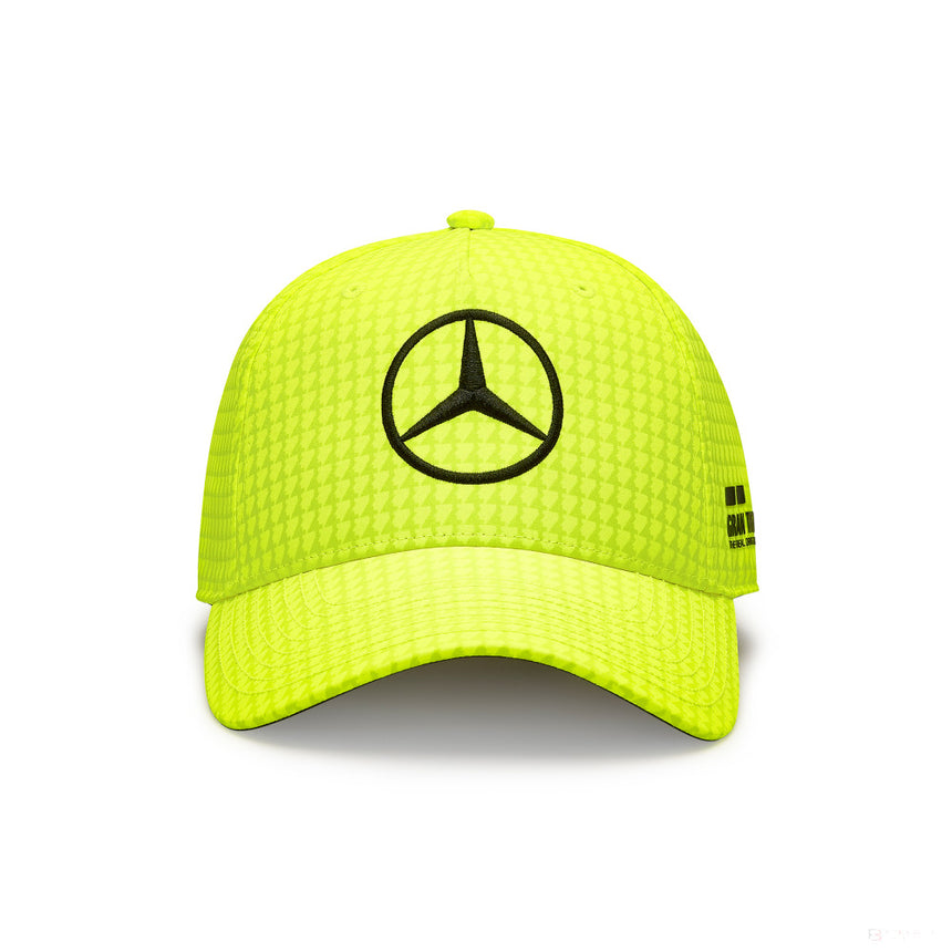 Mercedes Team Lewis Hamilton Col Driver baseballová čepice neon yellow, 2023 - FansBRANDS®