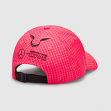 Mercedes Team Lewis Hamilton Col Driver baseballová čepice Neon pink, 2023