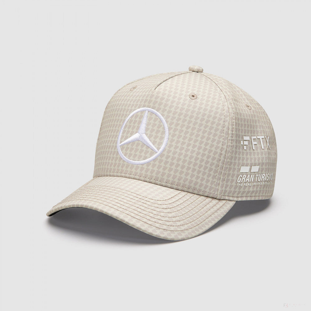 Mercedes Team Lewis Hamilton Col Driver baseballová čepice přírodní, 2023