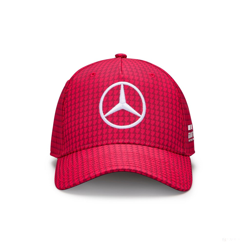 Mercedes Team Lewis Hamilton Col Driver baseballová čepice apple red, 2023