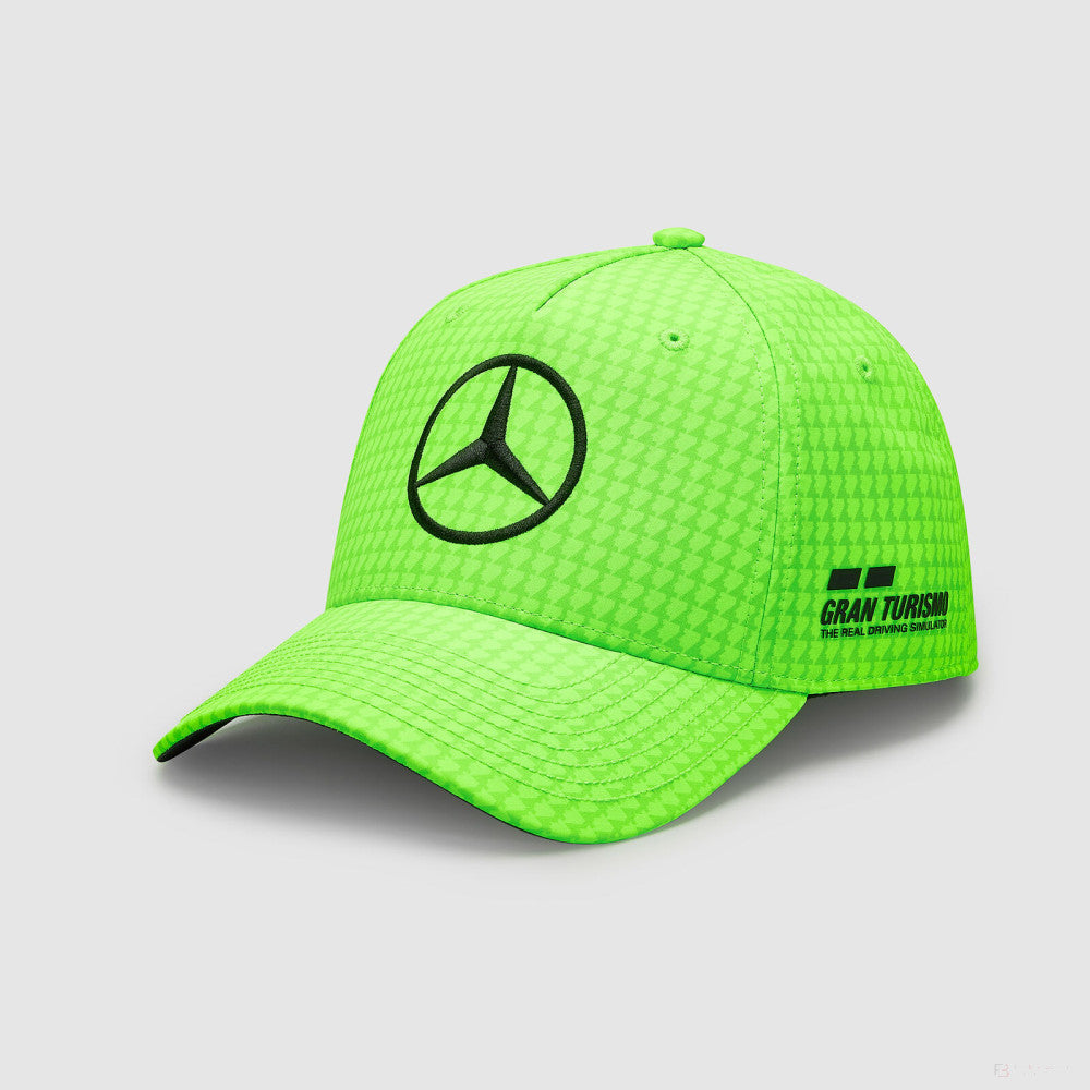 Mercedes Team Kids Lewis Hamilton Col Driver baseballová čepice Neon green, 2023