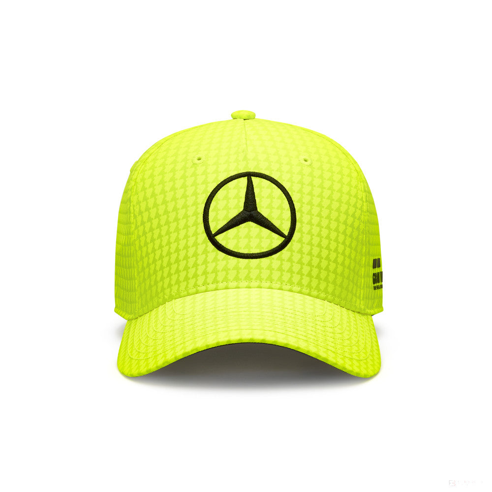 Mercedes Team Kids Lewis Hamilton Col Driver baseballová čepice Neon yellow, 2023 - FansBRANDS®