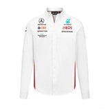 Mercedes Team, pánské týmové tričko, bílé, 2023
