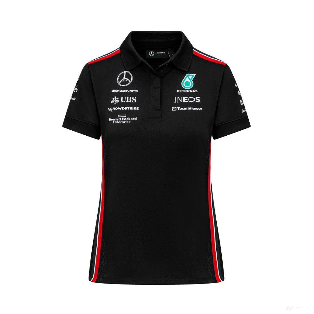 Mercedes Team, dámské tričko, černé, 2023 - FansBRANDS®