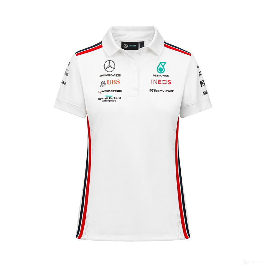 Mercedes Team, dámské tričko, bílé, 2023 - FansBRANDS®
