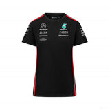 Mercedes Team, dámské tričko Driver, černé, 2023