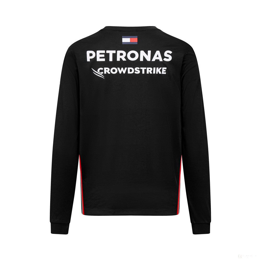 Mercedes Team, Pánské tričko s dlouhým rukávem Driver, černá, 2023 - FansBRANDS®