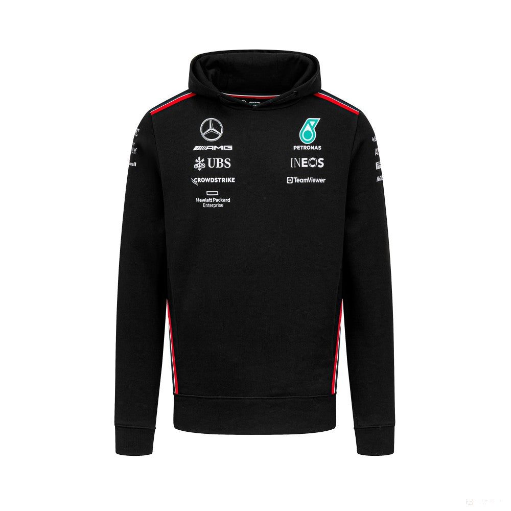 Mercedes Team, mikina, černá, 2023