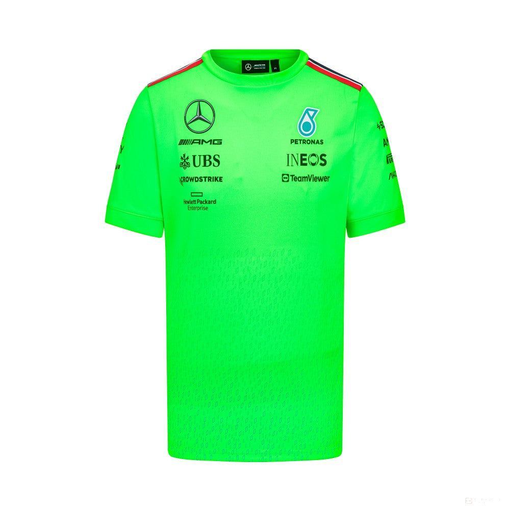 Mercedes Team, Set Up T-shirt green, 2023 - FansBRANDS®