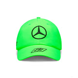 Mercedes Team, George Russell Driver cap neon green, 2023 - FansBRANDS®