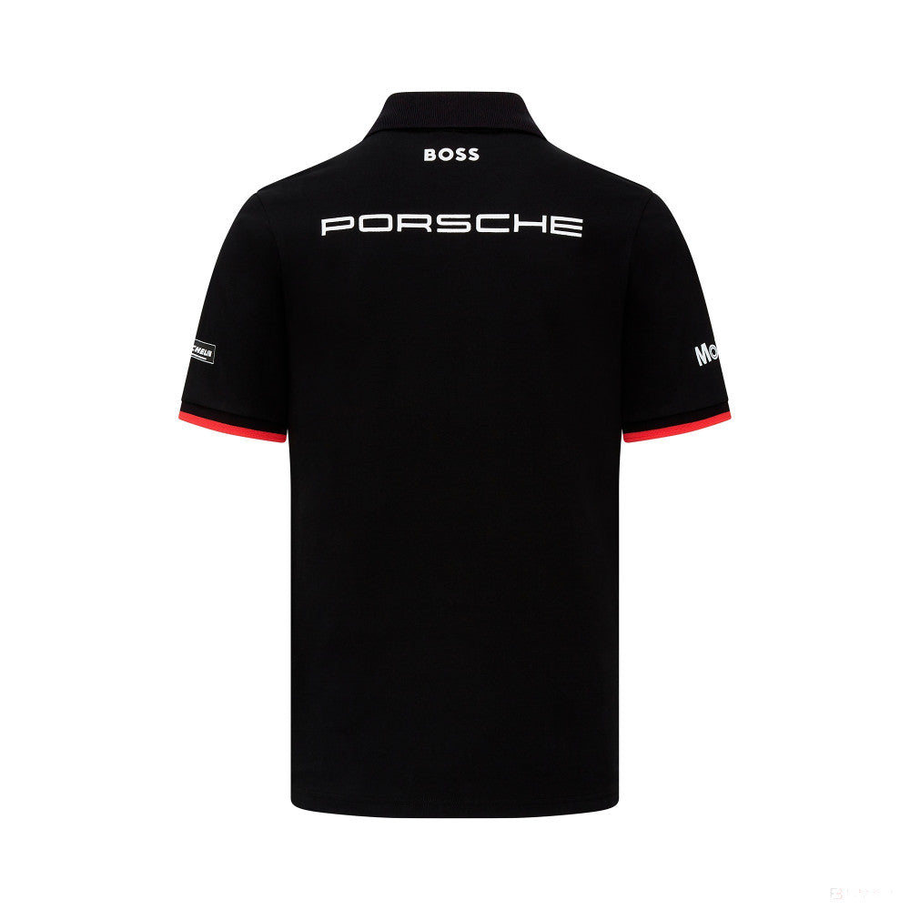 Porsche polo, team, black, 2023 - FansBRANDS®