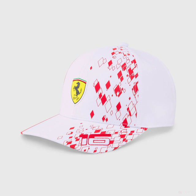 Ferrari cap, Leclerc SE, kids, white, 2023 - FansBRANDS®