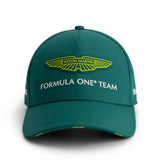Czapka Zespołu Aston Martin AMF1, Dla Dzieci, Zielona 🔥