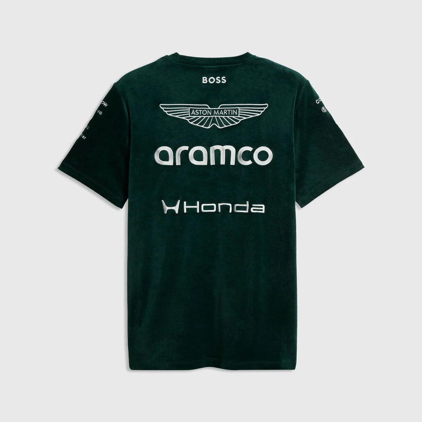 Aston Martin team t-shirt, UK Special Edition, Puma, zielony, 2026