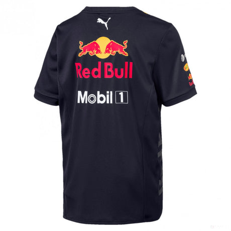 Dětské tričko Red Bull, tým, modré, 2018 - FansBRANDS®