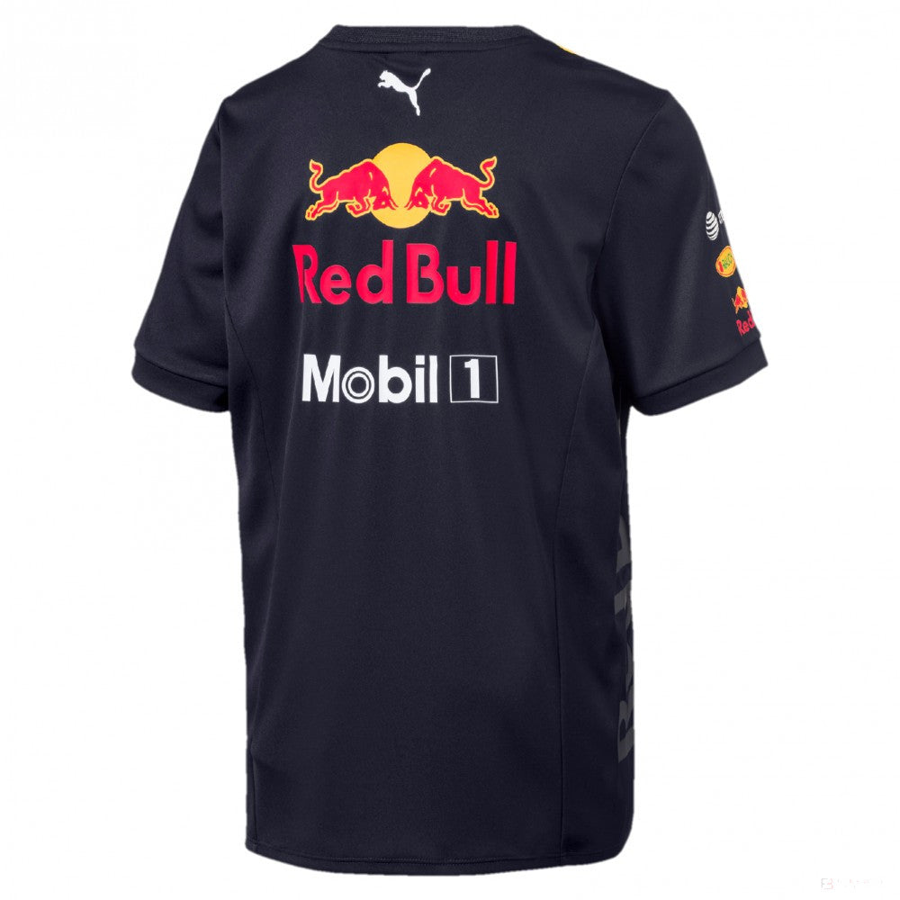 Dětské tričko Red Bull, tým, modré, 2018