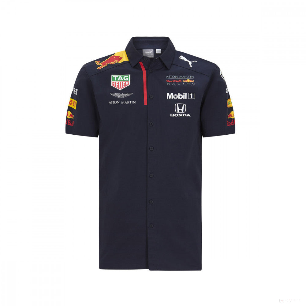 Red Bull koszulka, zespół Puma, niebieski, 2020