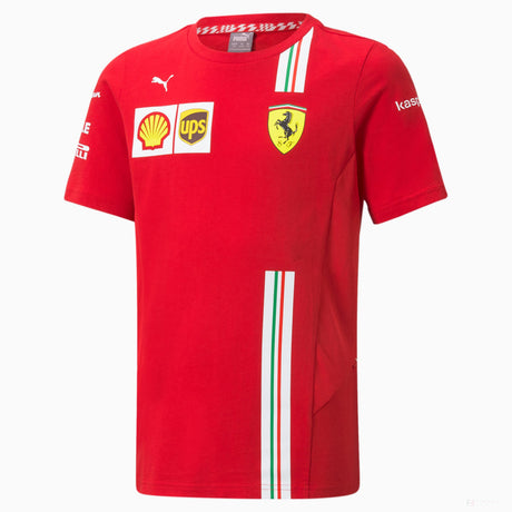 Ferrari dětské tričko, Puma, Team, červené, 20/21 - FansBRANDS®