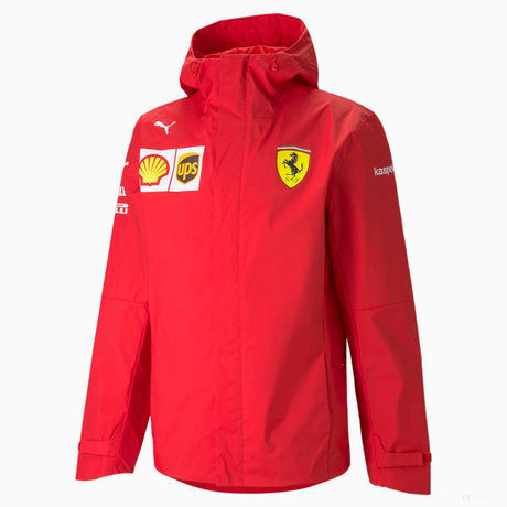 Ferrari pláštěnka, Puma Team, červená, 20/21 - FansBRANDS®