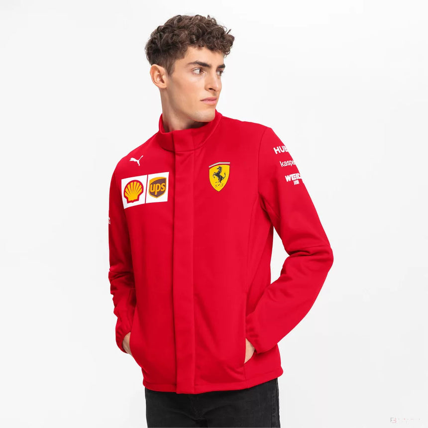 Ferrari softshellová bunda, Puma Team, červená, 20/21 - FansBRANDS®
