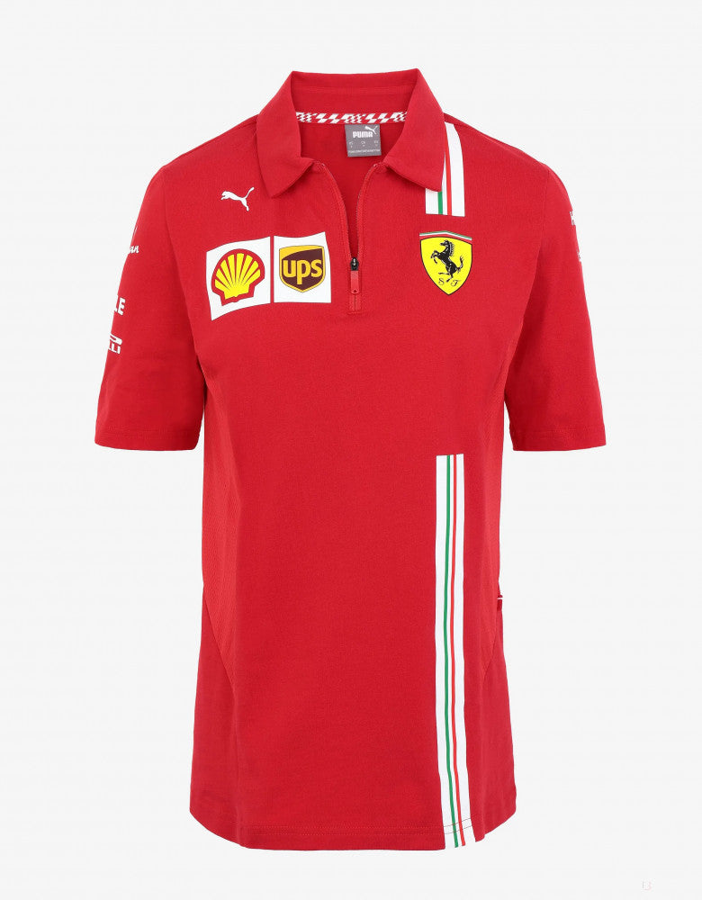 Ferrari Dámské Polo, Tým, Červená, 20/21 - FansBRANDS®