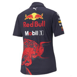 Dámské polo Red Bull Team, modré, 2022