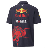 Red Bull Team Kids Polo, Blue, 2022