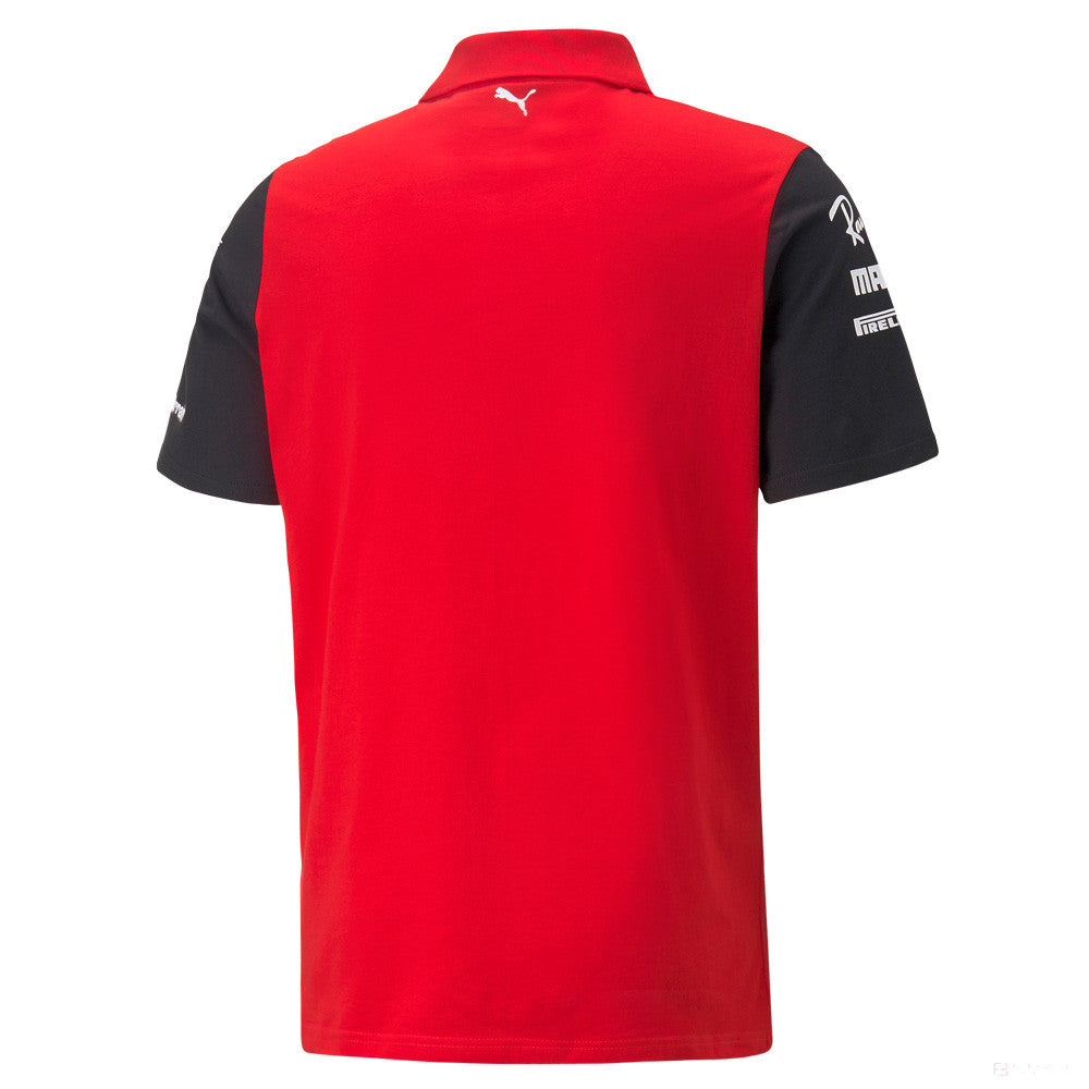 Puma Ferrari Team Polo, červená, 2022