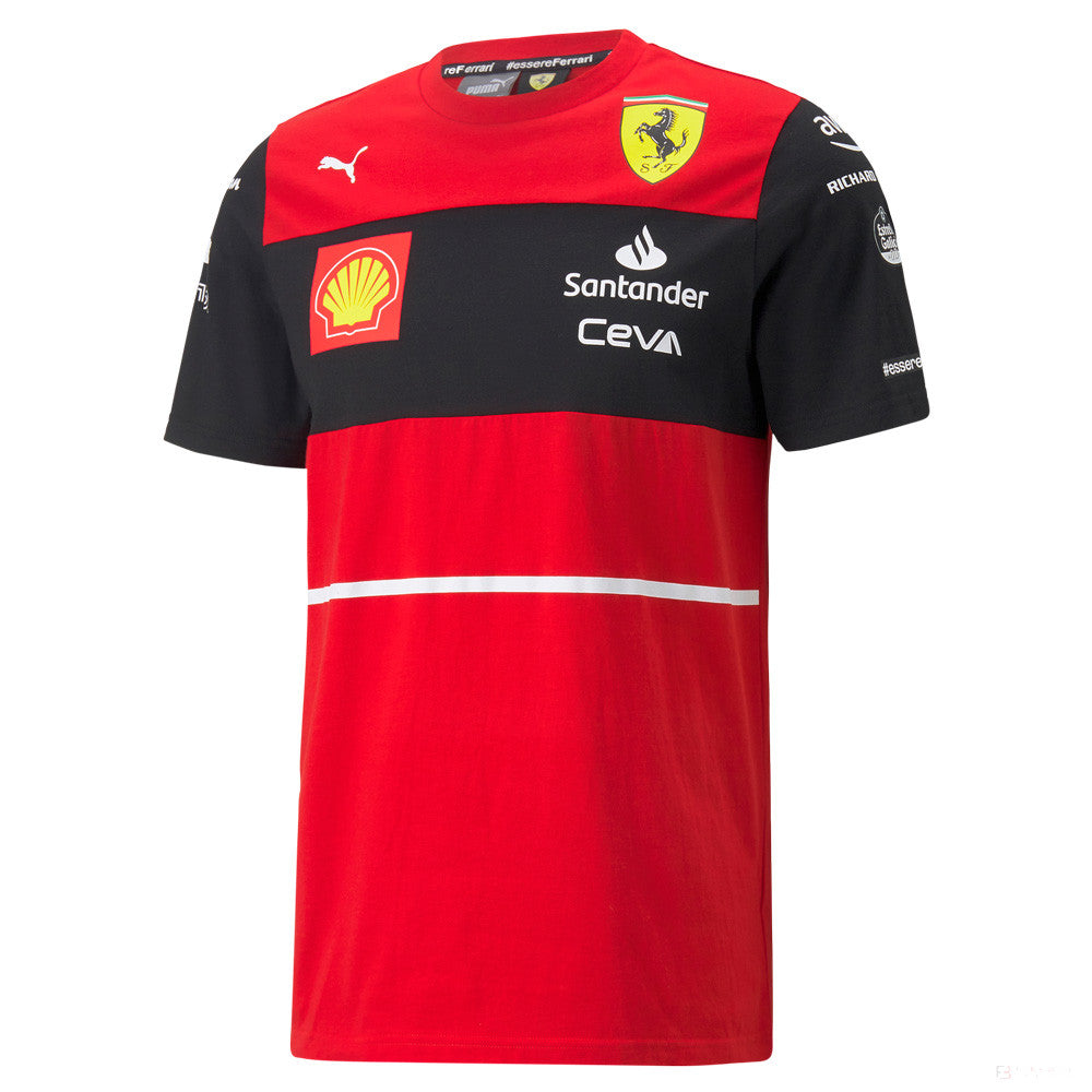 Tričko Puma Ferrari Charles Leclerc, červené, 2022 - FansBRANDS®
