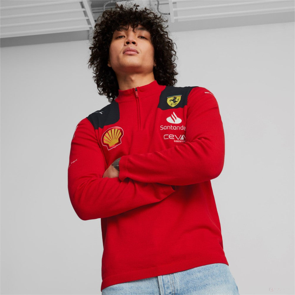 Ferrari sweatshirt, Puma, team, red, 2023 - FansBRANDS®