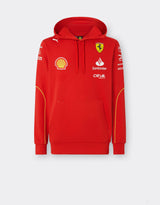 Ferrari mikina s kapucí, Puma, týmové, červená, 2024 - FansBRANDS®