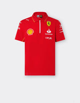 Ferrari tričko s límečkem, Puma, týmové, červená, 2024 - FansBRANDS®