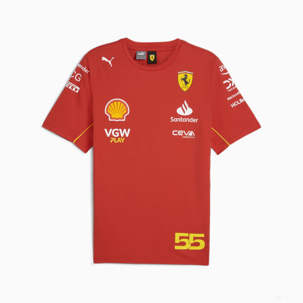 Ferrari tričko, Puma, Carlos Sainz, červená - FansBRANDS®