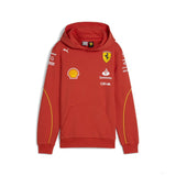 Ferrari mikina s kapucí, Puma, týmové, dětské, červená, 2024 - FansBRANDS®