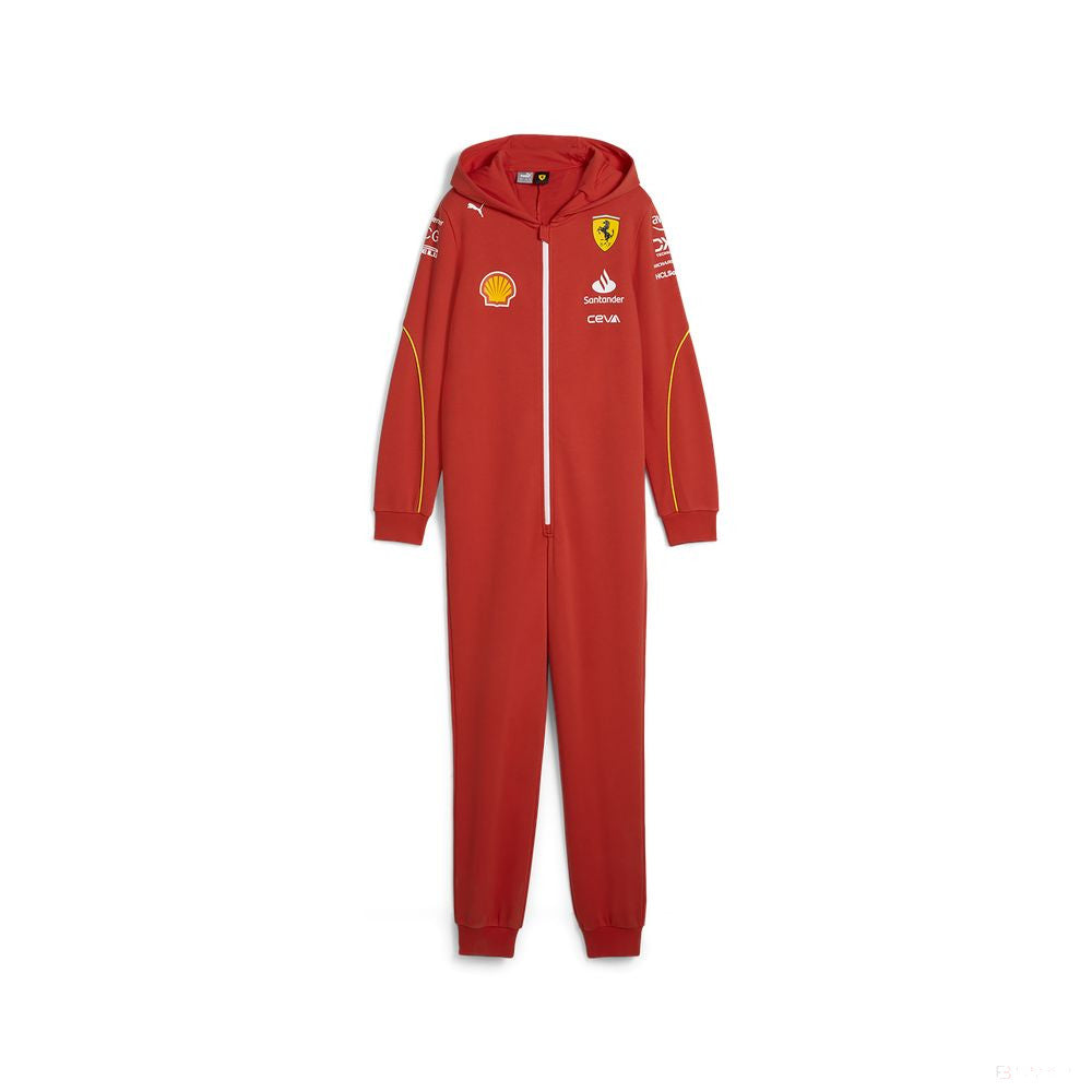 Ferrari onesie, Puma, týmové, dětské, červená, 2024