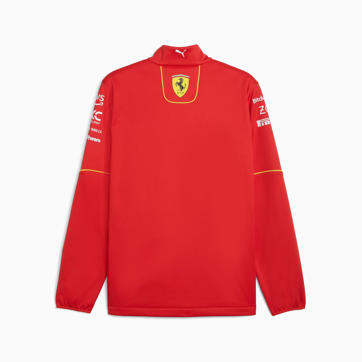 Kurtka Ferrari, Puma, Zespół, softshell, czerwona, 2024