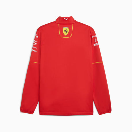 Kurtka Ferrari, Puma, Zespół, softshell, czerwona, 2024