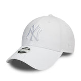 Czapka New York Yankees, New Era, 9FORTY, essential, całkowicie biała