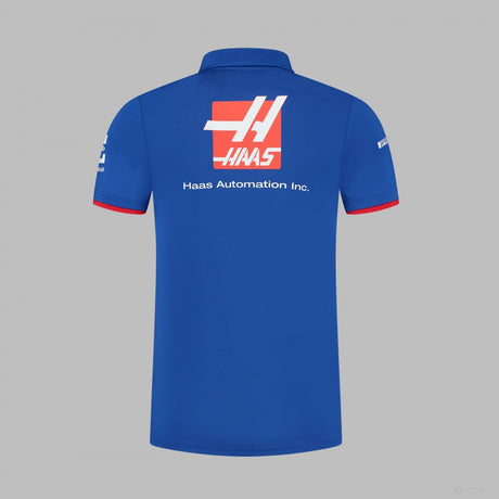 Haas F1 Team Polo, Mens, Blue, 2022,