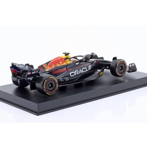 Model samochodu Red Bull Racing RB19, bburago, 1:43, Max Verstappen #1, Pudełko akrylowe, 2023