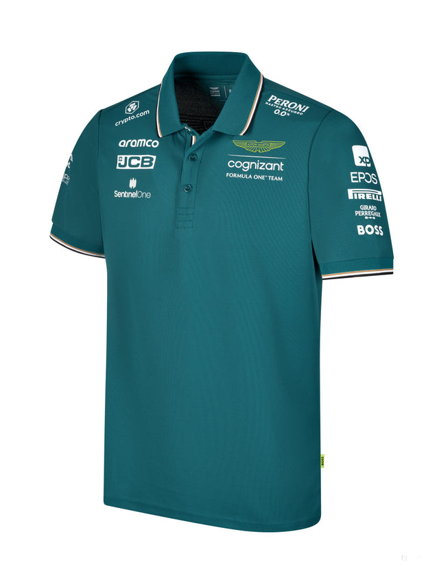 Aston Martin polo, team, green, 2023 - FansBRANDS®