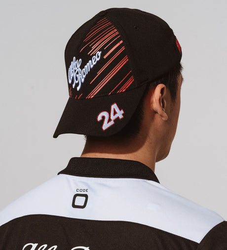 Baseballová čepice Alfa Romeo, tým Zhou Guanyu, pro dospělé, černá, 2022 - FansBRANDS®